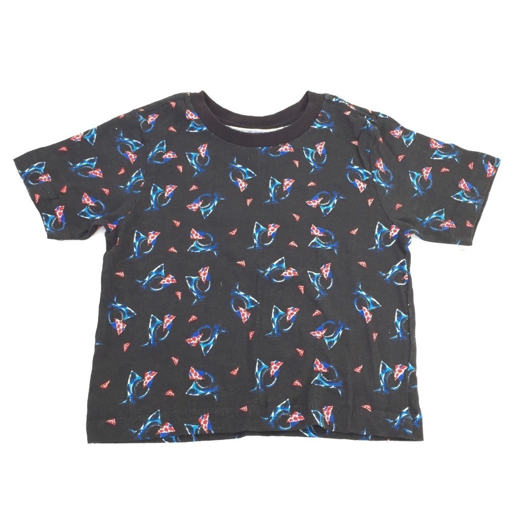 Kid Dangerous Shark Pizza Short Sleeve Tee